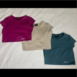 ECHT Apparel Cropped Workout Tops